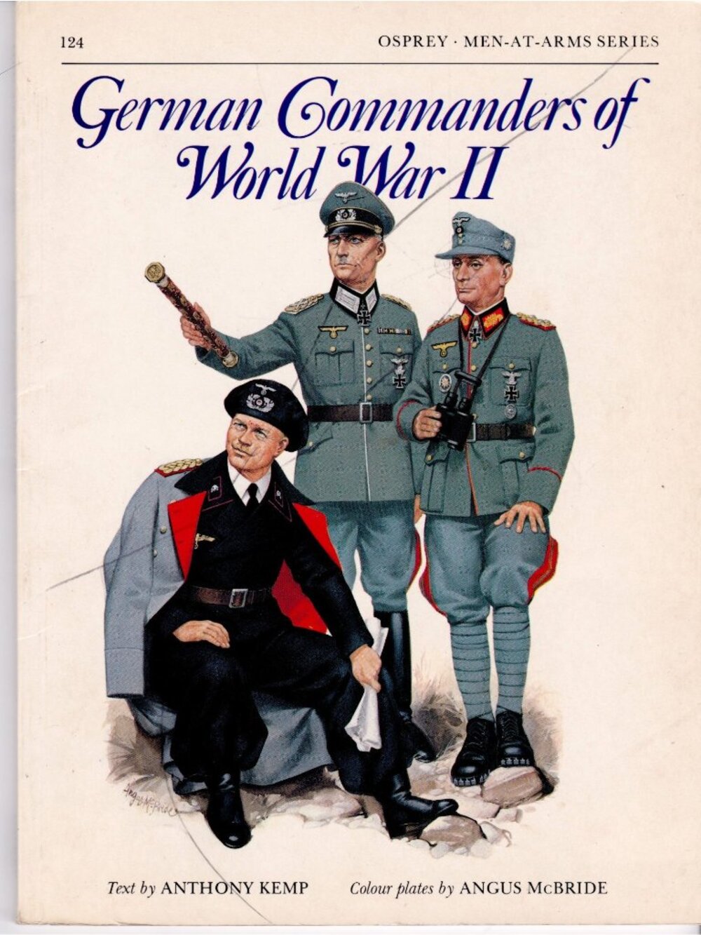 Osprey Men-at-Arms 124 German Commanders of World War II 1990 Military History